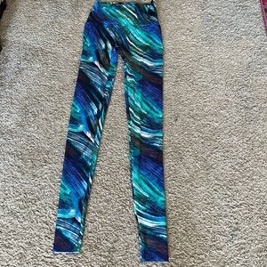 Blue K-Deer Leggings Size Medium